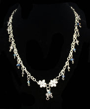 Load image into Gallery viewer, Sterling Silver Filled Necklace with Crystal Beads and Flowers - Elegant Elements By Kelly