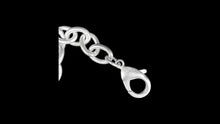 Load image into Gallery viewer, Solid Sterling Silver Rolo Link Bracelet – 7.5" - clasp