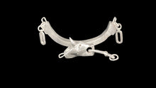 Load image into Gallery viewer, Men's Custom Sterling Silver Solid Large Horse Head Horse Hair Cuff Bracelet - Elegant Elements By Kelly