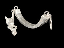 Load image into Gallery viewer, Men's Custom Sterling Silver Solid Large Horse Head Horse Hair Cuff Bracelet - Elegant Elements By Kelly
