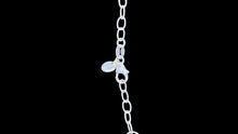 Load image into Gallery viewer, Sterling Silver Half Bit D-Ring By The Yard Necklace - Elegant Elements By Kelly