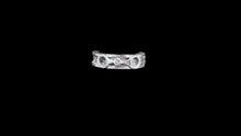 Load image into Gallery viewer, Custom Sterling Silver Snaffle Horsehair Inlay Ring - Elegant Elements By Kelly