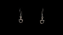 Load image into Gallery viewer, Custom Sterling Silver 1/2 Horse Bit Earrings - Elegant Elements By Kelly