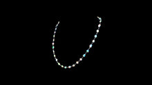 Load image into Gallery viewer, Ethiopian Opal Nugget Necklace in Oxidized Sterling Silver Oxidized Necklace - Elegant Elements By Kelly