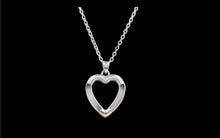 Load image into Gallery viewer, Sterling Silver Equestrian Heart Horsehair Pendant - Elegant Elements By Kelly