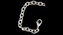 Load image into Gallery viewer, Solid Sterling Silver Rolo Link Bracelet – 7.5" - Elegant Elements By Kelly
