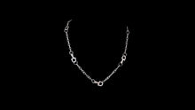 Load image into Gallery viewer, Sterling Silver Half Bit D-Ring By The Yard Necklace - Elegant Elements By Kelly
