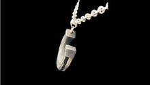 Load image into Gallery viewer, Custom Sterling Silver Large Horsehair Horseshoe Pendant With Sterling Silver Chain - Elegant Elements By Kelly
