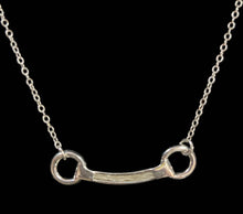 Load image into Gallery viewer, Custom Sterling Silver Eggbit Horsehair Inlay Necklace - Elegant Elements By Kelly-1
