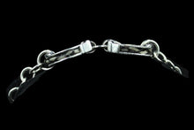 Load image into Gallery viewer, Custom Sterling Silver Bracelet w/ Double Horseshoe Charm - Elegant Elements By Kelly
