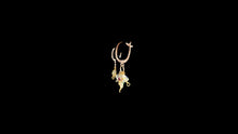 Load image into Gallery viewer, Sterling Silver Lever Back Earrings with Ethiopian Opal, Kyanite and Aquamarine - Elegant Elements By Kelly
