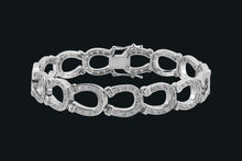 Load image into Gallery viewer, 14K Gold Horseshoe Diamond Bracelet - Elegant Elements By Kelly
