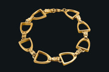 Load image into Gallery viewer, 14K Gold Large Stirrup Bracelet - Elegant Elements By Kelly
