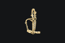 Load image into Gallery viewer, 14K Gold Diamond Large Halter Necklace - Elegant Elements By Kelly

