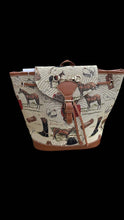 Load image into Gallery viewer, Equestrian Tapestry HandBag Backpack - Elegant Elements By Kelly
