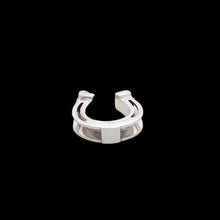 Load image into Gallery viewer, Custom Sterling Silver Large Horsehair Horseshoe Pendant With Sterling Silver Chain - Elegant Elements By Kelly
