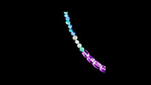 Load image into Gallery viewer, Abalone Flower Necklace with Amethyst &amp; Blue Ethiopian Opal - Elegant Elements By Kelly
