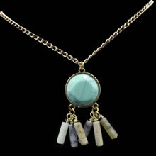 Load image into Gallery viewer, Native American Faux Turquoise With Jasper Accent Necklace - Elegant Elements By Kelly
