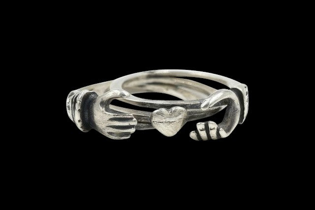 Sterling Silver Claddagh  Men's Mystery Ring
