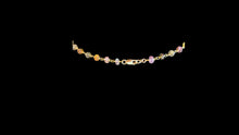 Load image into Gallery viewer, Gold Vermeil Tourmaline Rondelle Multi Color Necklace - Elegant Elements By Kelly
