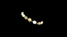 Load image into Gallery viewer, Labradorite Vermeil Cube Link Bracelet – 5.5–7.5mm Beads - Elegant Elements By Kelly
