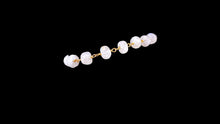 Load image into Gallery viewer, Vermeil Rainbow Moonstone Faceted Rondelle Bracelet - Elegant Elements By Kelly
