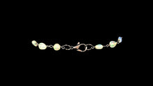 Load image into Gallery viewer, Sterling Silver Black Vermeil Black Ethiopian Opal Nugget Bracelet - Elegant Elements By Kelly
