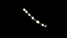 Load image into Gallery viewer, Sterling Silver Black Vermeil Black Ethiopian Opal Nugget Bracelet - Elegant Elements By Kelly

