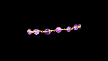 Load image into Gallery viewer, Amethyst Vermeil Coin Bracelet - Elegant Elements By Kelly
