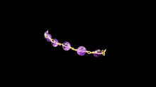 Load image into Gallery viewer, Amethyst Vermeil Coin Bracelet - Elegant Elements By Kelly
