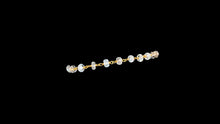 Load image into Gallery viewer, Aquamarine Faceted Rondelle Bracelet - Elegant Elements By Kelly
