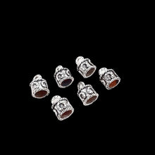 Load image into Gallery viewer, Sterling Silver Hammer Horseshoe Rustic End Cap - Elegant Elements By Kelly
