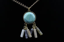 Load image into Gallery viewer, Native American Faux Turquoise With Jasper Accent Necklace - Elegant Elements By Kelly

